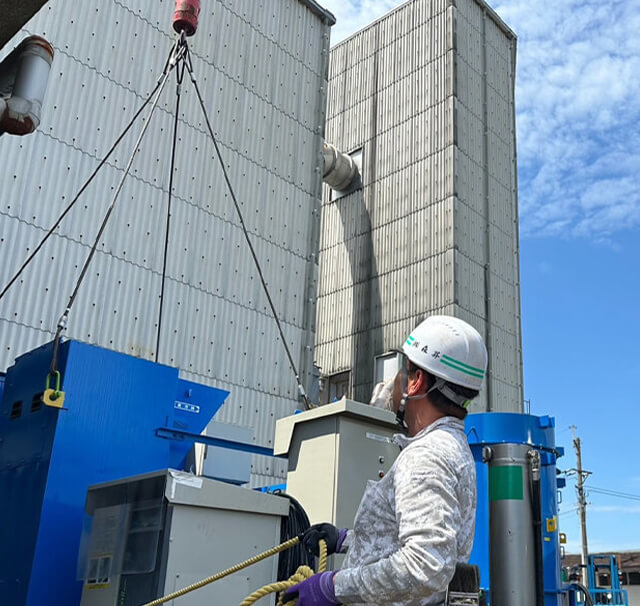 九州某処理センター解体工事DXN