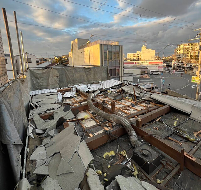 (仮称)大阪市住吉区某歯医者新設工事に伴う解体撤去工事